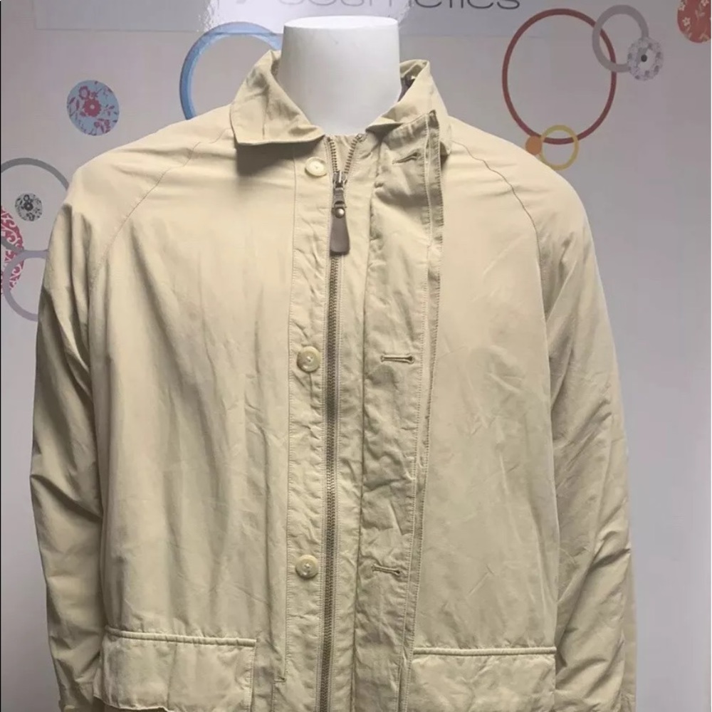 POLO Ralph Lauren Full Zip Woll Lined Beige Field Coat Jacket Men’s Sz M